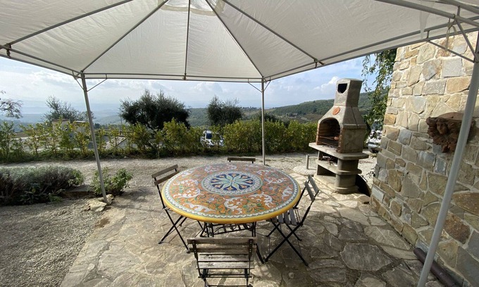 Castellina in Chianti House | Beautiful private villa with WIFI, A/C, TV, terrace, pets allowed, panoramic view and parking