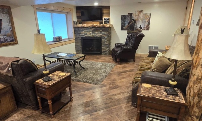 Island Park Cabin | Beautiful 2 Bedroom Cabin with Great Views!