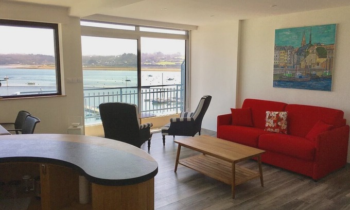 Perros-Guirec Apartment | Beautiful 3-star apartment VERY BEAUTIFUL SEA VIEW in PERROS-GUIREC
