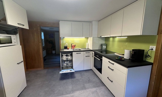 Frutigen Apartment | Beautiful apartment for 5 guests with TV and balcony
