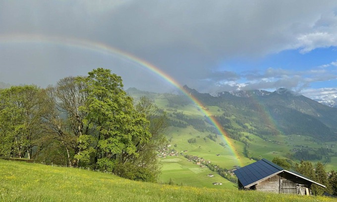 Zweisimmen Apartment | Beautiful apartment for 3 people with WIFI, balcony and pets allowed
