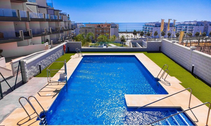 Los Llanos Apartment | Beautiful apartment for 4 people with A/C, WIFI, pool, TV and patio