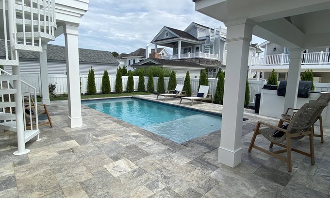 Stone Harbor House | Beautiful Beach House with year-round heated pool