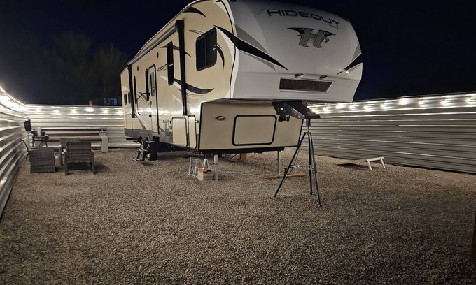 Tucson Estates House | Beautiful Camper with Private Lot Near Saguaro National Park