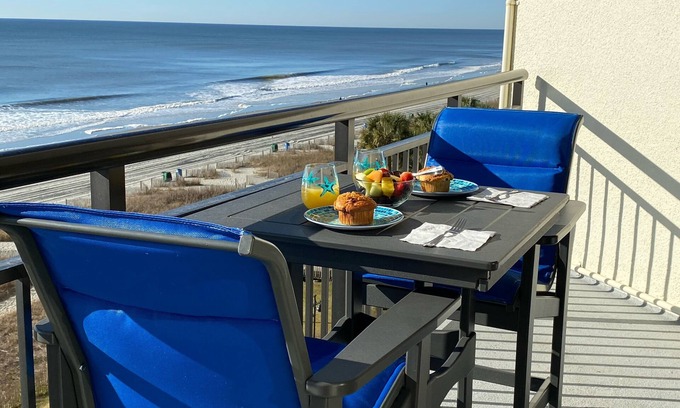 Myrtle Beach Condo | Beautiful Clean Updated Modern Direct Oceanfront Unit With Amazing Views