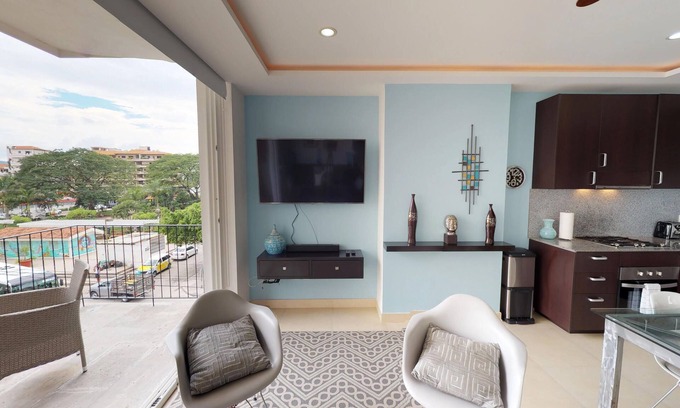 Emiliano Zapata Condo | Beautiful condo one block to the beach! 1BD Condo for rent in Old Town, Puerto v