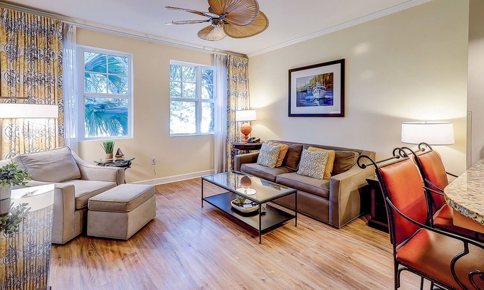 Isle of Palms Condo | Beautiful condo with private balcony, W/D, firepit, full kitchen, and gym