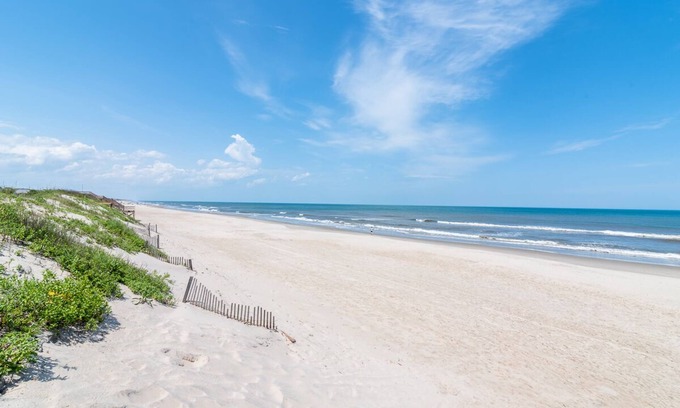 Currituck County House | Beautiful Corolla home with a pool and a hot tub just a short walk to the beach!