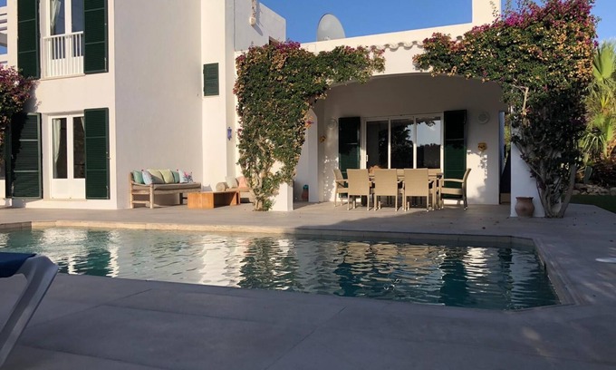 Binibequer Vell Villa | Beautiful Family Villa with Private Pool and Garden near to Binibeca Beach
