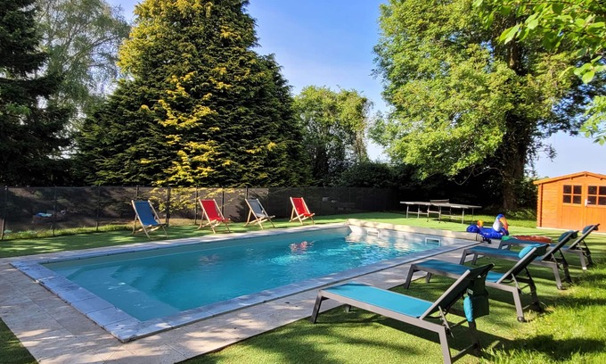 Malleville-sur-le-Bec House | Beautiful cottage with heated swimming pool and large unoverlooked garden