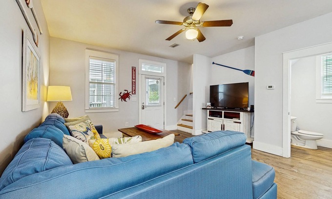 Port St. Joe House | Beautiful home in a gated community w/porches & shared pool/hot tub