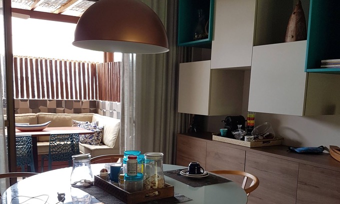 Parafuso Apartment | Beautiful Itacimirim village 100 meters from the beach
