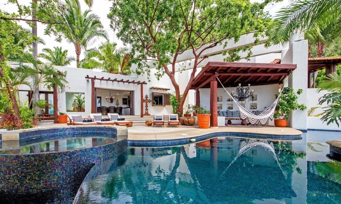 Conchas Chinas Villa | Beautiful luxury villa surrounded by gardens, ocean views full staff & transfers