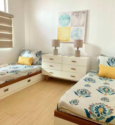 New Manila Apartment | Beautiful Minimalist 2BR Condo in Aurora Gardens San Juan City near Greenhills