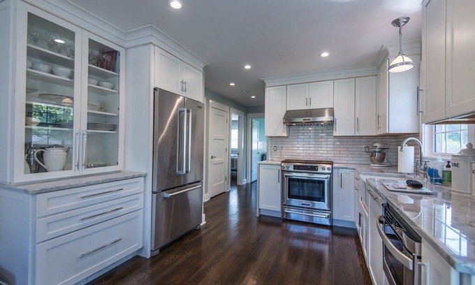 Orient Point House | Beautiful Orient Cape with New Pool Steps from Private Beach