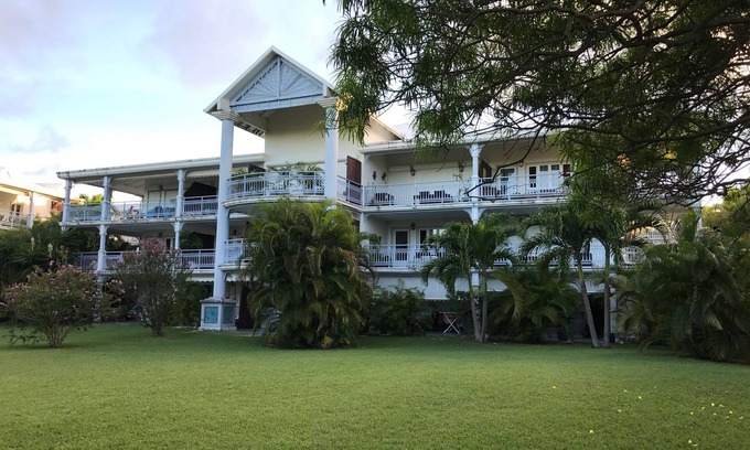 Saint-Francois Apartment | Beautiful pool apartment near new sea with pretty garden view terrace