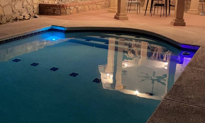 Biggs Field House | Beautiful pool and excellent location!