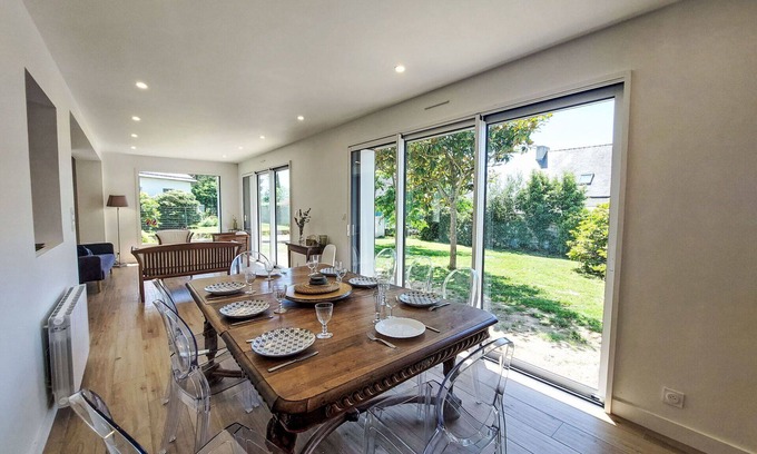 Saint-Philibert House | Beautiful private villa for 8 people with WIFI, TV and pets allowed