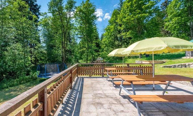 Harrachov House | Beautiful private villa for 28 people with WIFI, TV, patio and panoramic view