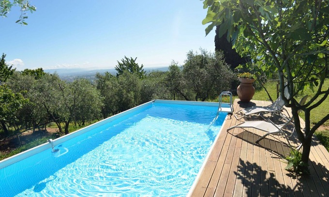 Vicopelago Villa | Beautiful private villa with private pool, internet, A/C, TV, patio, panoramic view, close to Lucca