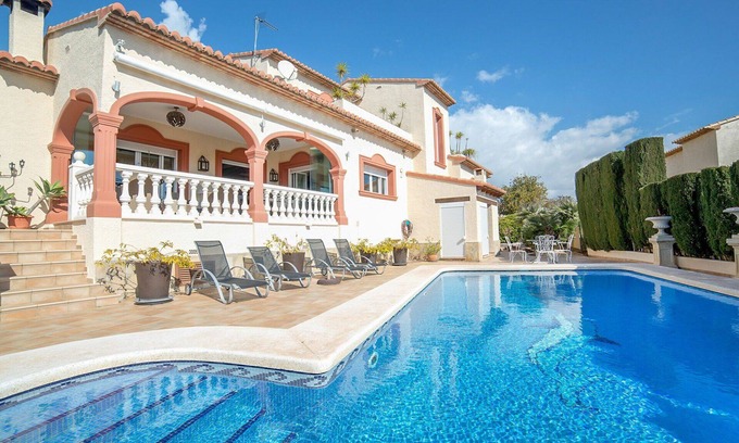 Calpe Villa | Beautiful private villa for 8 people with WIFI, A/C, private pool, TV and terrace