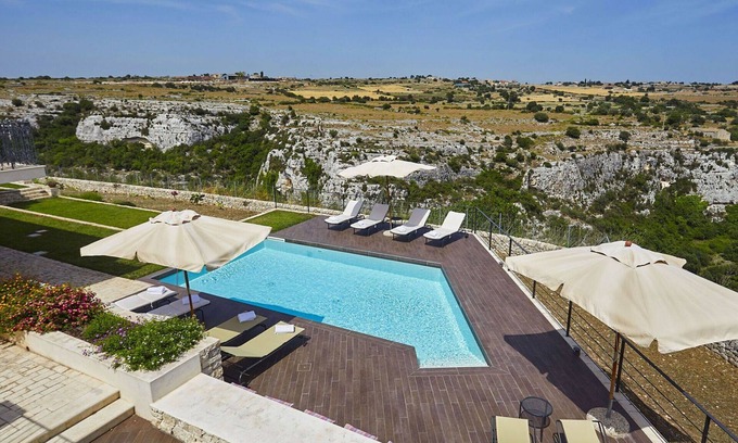 Cannizzara Villa | Beautiful private villa for 16 guests with A/C, hot tub, private pool, WIFI, TV and patio