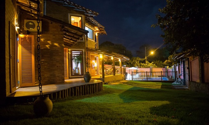 Bexiga House | Beautiful rustic-style house 700 meters from Curral Beach