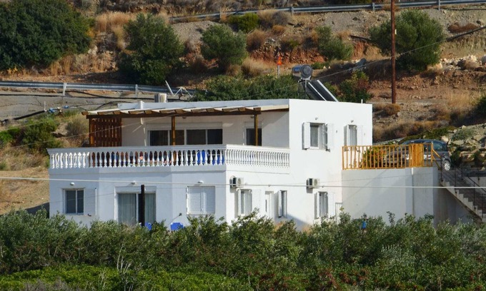Makry Gialos Villa | Beautiful spacious villa, large plot, 600m of sandy beach, near Makry Gialos, SE
