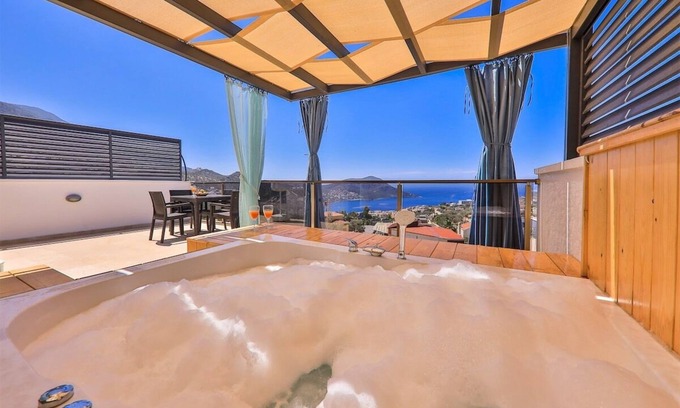 Kalkan Villa | Beautiful Three Bedroom Villa With a Private Pool and Spectacular Sea Views
