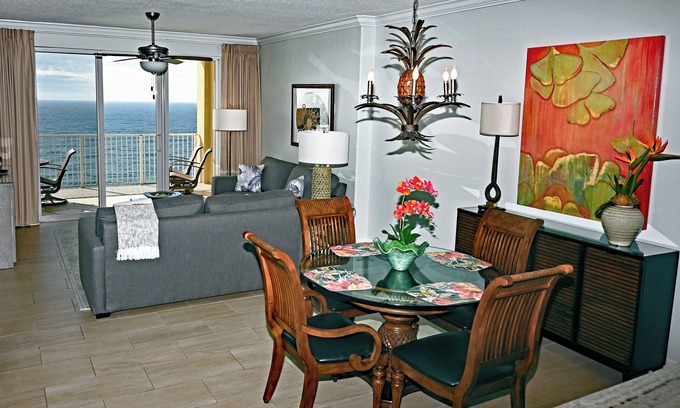 West Panama City Beach Condo | Beautiful Totally Renovated Condo 2003 - Beach Service - Mar-Oct 31