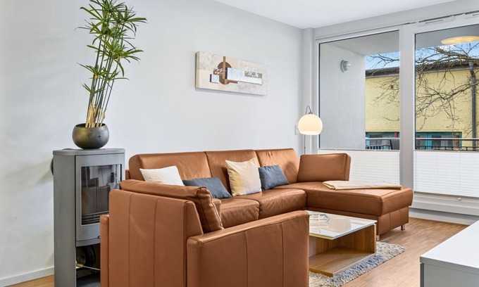 Binz Apartment | Beautiful vacation apartment with balcony, underfloor heating & only 150 m to the Baltic Sea beach