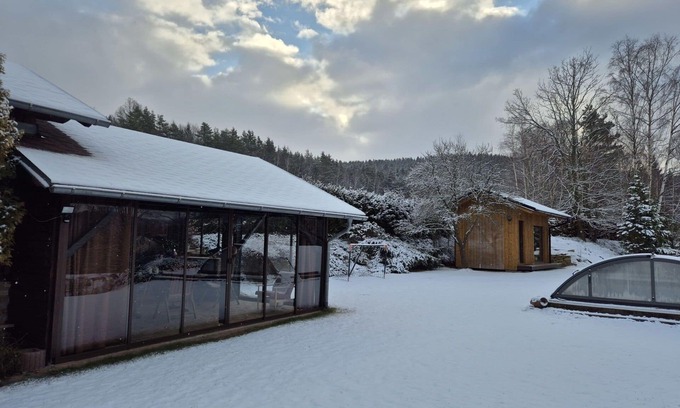 Nebahovy House | Beautiful villa for 8 people with hot tub, WIFI, TV, terrace and panoramic view