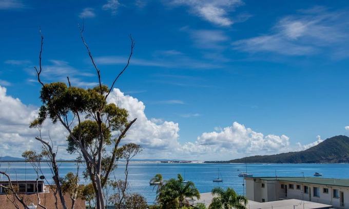 Shoal Bay Apartment | Beautiful water views of Shoal Bay