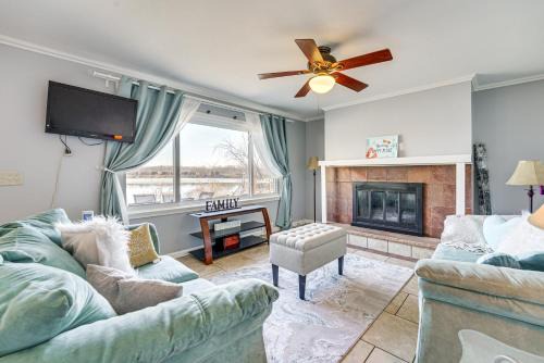Belleville House | Belleville Lake House with Fire Pit and Patio!