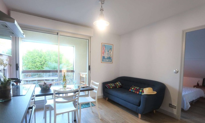 Benodet Apartment | Bénodet, charming apartment, river view and walking trails