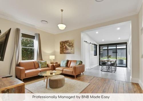 Orange House | Best Nest on March Cosy Home in CBD Firepit