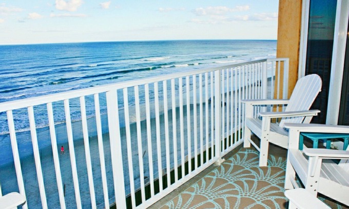 New Smyrna Beach Condo | BEST VALUE -Direct Oceanfront Condo w/Pool Walk to Flagler Ave Shops,Dining