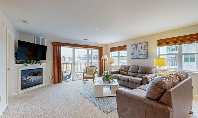 Ocean View Condo | Bethany Bay First-Floor Condo with Pool, Tennis Court, & on-site golf