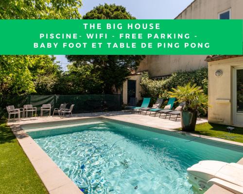 Carcassonne Villa | Big House - Parking Privée - Piscine - Wifi - tout équipée