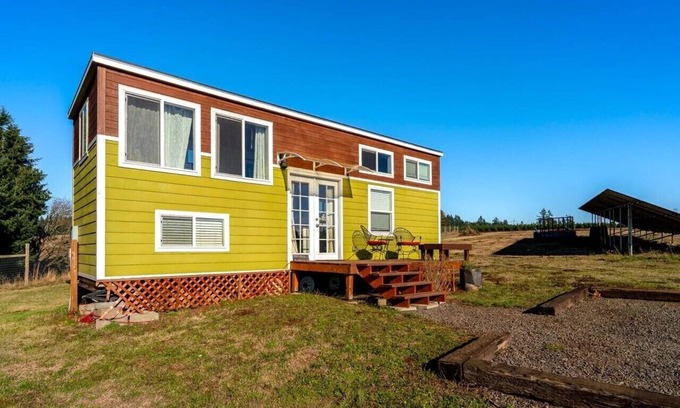 Silverton Cabin | Big Tiny Home with panoramic views at Buena Vista Lavender Farm