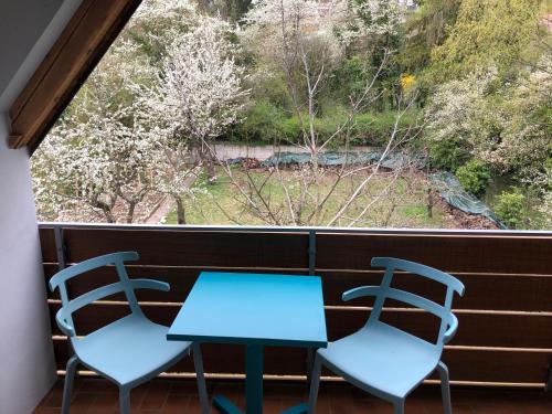 Mainstockheim House | Blaues Zimmer, -keine Wohnung, keine Küche-mit grossem Balkon, Bad ist ein Traum, nur 50 Schritte zum Radweg am Main