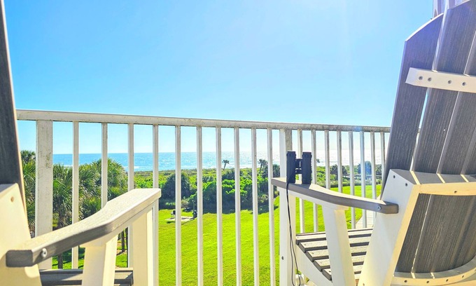 Palm Coast Condo | 🌴 "Blue Horizon at Surf Club" 🌅 Ocean Views 3rd Floor Corner Wraparound Balcony!
