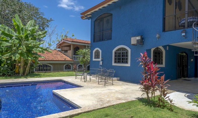 Las Olas Beach Community House | Blue Mimosa House Located in Hills of Esterillos Oeste