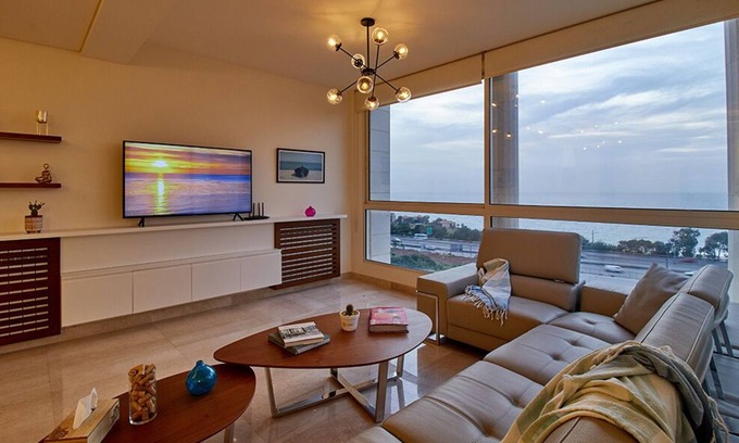 Qartaboun Apartment | Blue Pearl-2-Bedroom Apartment With Amazing Sea View, Byblos