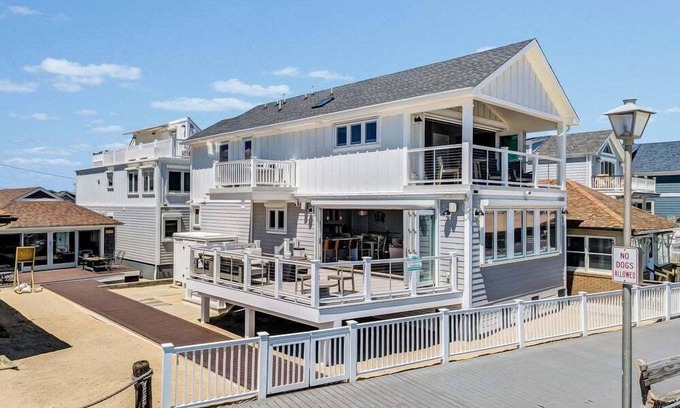 Point Pleasant Beach House | BOARD141 - 4BR 3 bath Custom Boardwalk Front Home by Shore Points Vacations