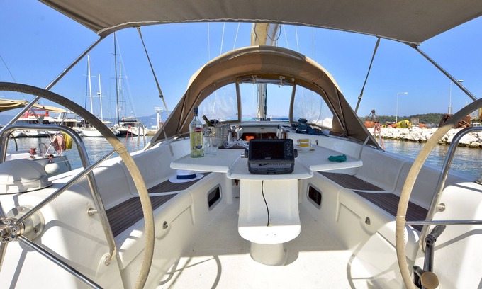 Corfu Town Boat Rental | Boat 'Sun Odyssey 43ic' with Sea View & Wi-Fi