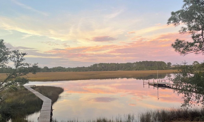 Carrabelle House | Boater’s Paradise! Waterfront 4/2 with deep water dock! Easy access to beaches!