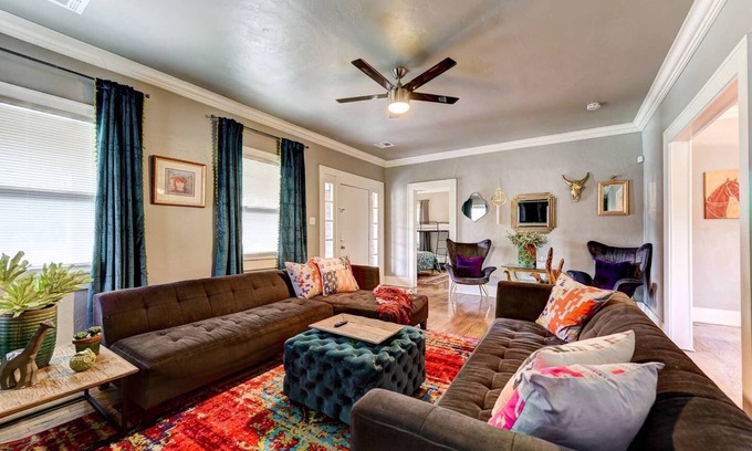 Central Oklahoma City House | Boho Bungalow-walk to Plaza District