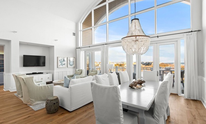 WaterSound Beach Condo | Book a Fall Getaway Today! Panoramic Gulf & Dune Views! Fourth Floor Unit!