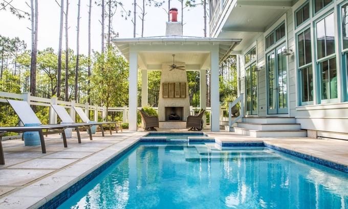Forest District House | Book Now for Fall! Private, Heated Pool! Brand New, Professionally Decorated Home in WaterColor!